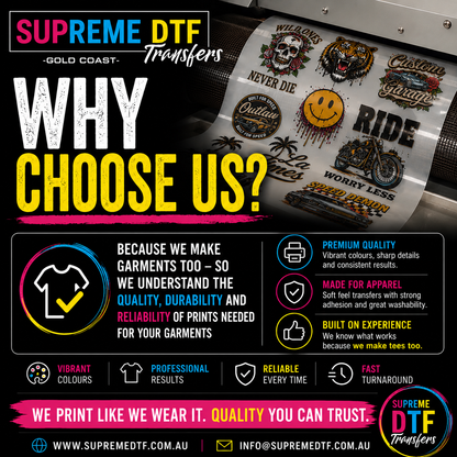 Supreme DTF Transfers STANDARD GANGSHEET